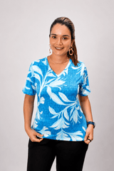 Blusa Osaka - T-Shirt Decote V em Malha Confort - Naguirre Shop