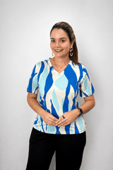 Blusa Osaka - T-Shirt Decote V em Malha Confort - Naguirre Shop