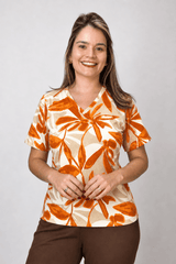 Blusa Osaka - T-Shirt Decote V em Malha Confort - Naguirre Shop