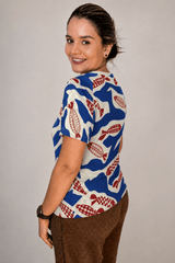 Blusa Osaka - T-Shirt Decote V em Malha Confort - Naguirre Shop