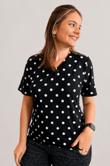 Blusa Osaka - T-Shirt Decote V em Malha Confort - Naguirre Shop