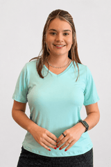 Blusa Osaka - T-Shirt Decote V em Malha Confort - Naguirre Shop