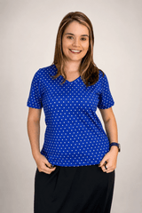 Blusa Osaka - T-Shirt Decote V em Malha Confort - Naguirre Shop