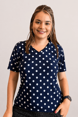 Blusa Osaka - T-Shirt Decote V em Malha Confort - Naguirre Shop