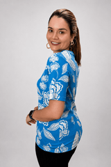 Blusa Osaka - T-Shirt Decote V em Malha Confort - Naguirre Shop