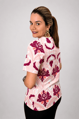 Blusa Osaka - T-Shirt Decote V em Malha Confort - Naguirre Shop