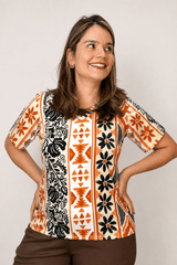 Blusa Osaka - T-Shirt Decote V em Malha Confort - Naguirre Shop