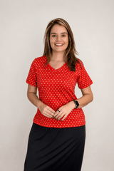 Blusa Osaka - T-Shirt Decote V em Malha Confort - Naguirre Shop