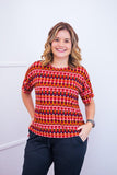 Blusa Paola - Gola Redonda Malha Confort - Naguirre Shop