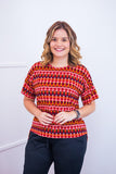 Blusa Paola - Gola Redonda Malha Confort - Naguirre Shop