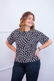 Blusa Paola - Gola Redonda Malha Confort - Naguirre Shop