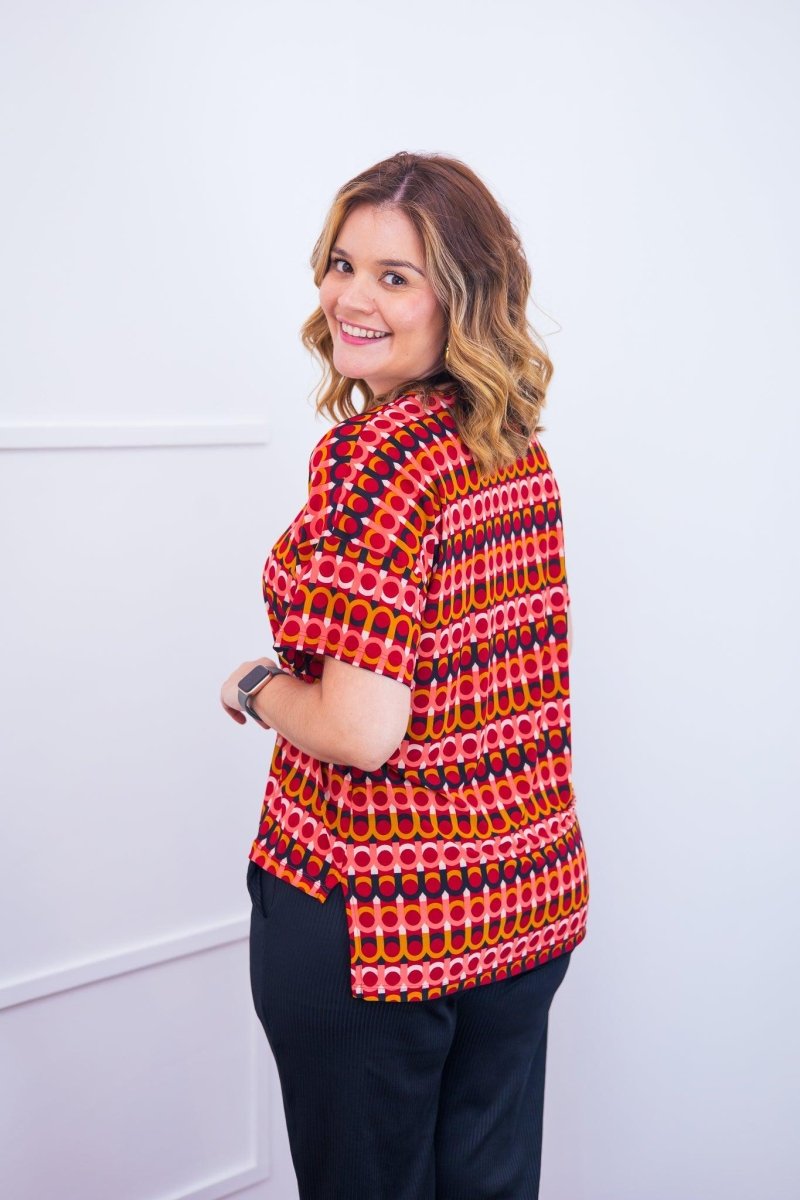 Blusa Paola - Gola Redonda Malha Confort - Naguirre Shop