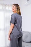 Blusa Paola - Gola Redonda Malha Confort - Naguirre Shop