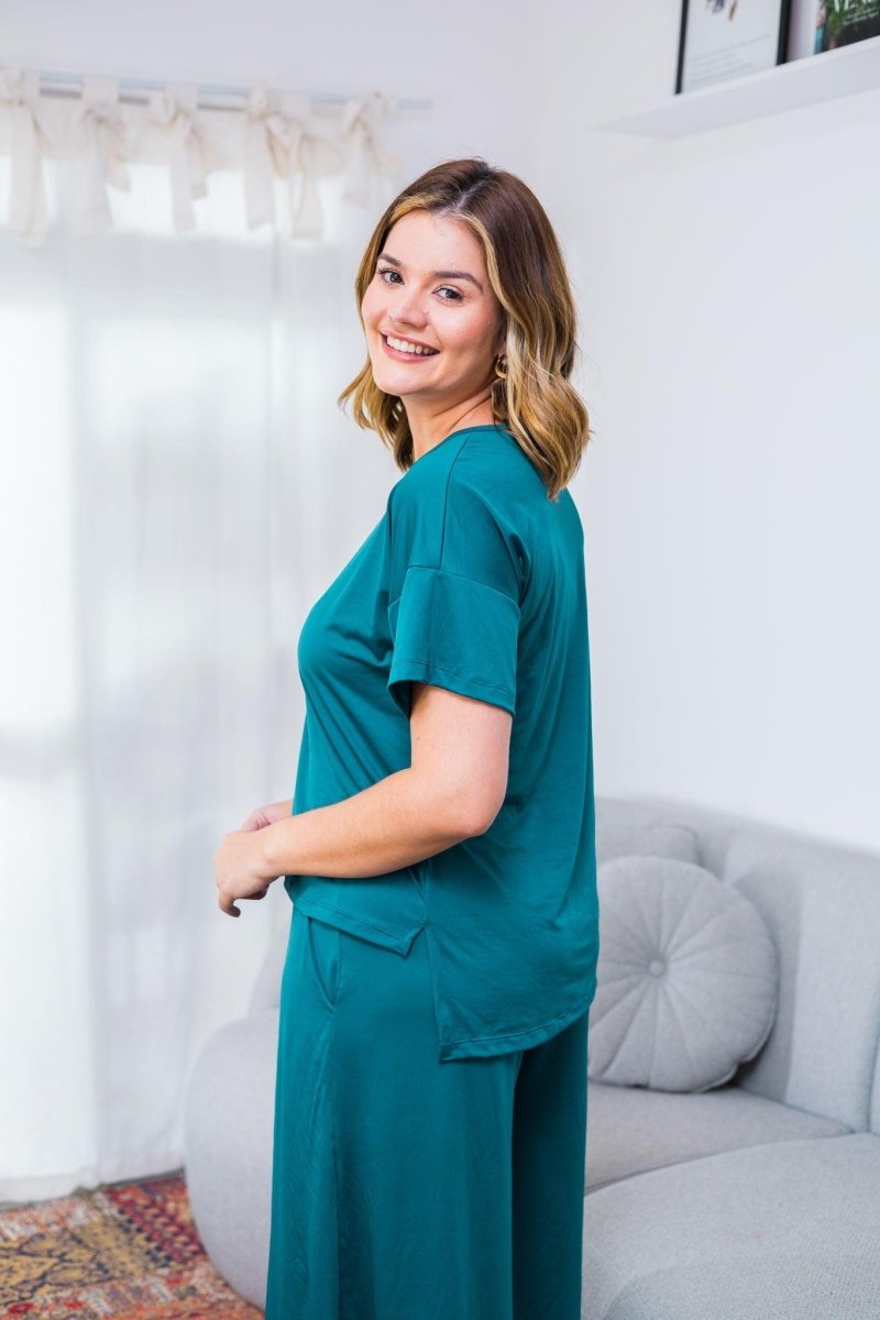 Blusa Paola - Gola Redonda Malha Confort - Naguirre Shop