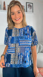 Blusa Paola - Gola Redonda Malha Confort - Naguirre Shop