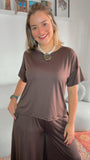 Blusa Paola - Gola Redonda Malha Confort - Naguirre Shop