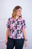 Blusa Paola - Gola Redonda Malha Confort - Naguirre Shop