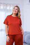 Blusa Paola - Gola Redonda Malha Confort - Naguirre Shop