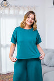 Blusa Paola - Gola Redonda Malha Confort - Naguirre Shop
