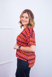 Blusa Paola - Gola Redonda Malha Confort - Naguirre Shop