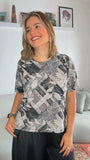 Blusa Paola - Gola Redonda Malha Confort - Naguirre Shop
