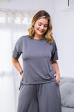 Blusa Paola - Gola Redonda Malha Confort - Naguirre Shop
