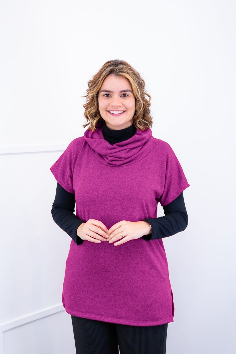 Blusa Penélope – Lãzinha com Gola Boba - Naguirre Shop