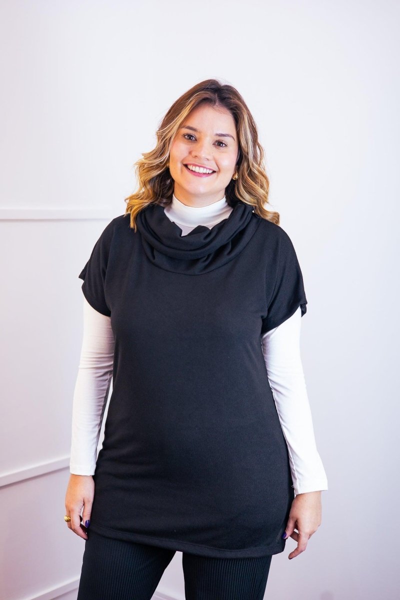 Blusa Penélope – Lãzinha com Gola Boba - Naguirre Shop