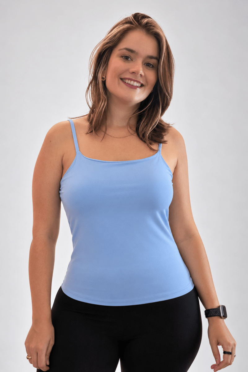 Blusa Regata Essencial Perfect Curves em Malha Confort - Naguirre Shop