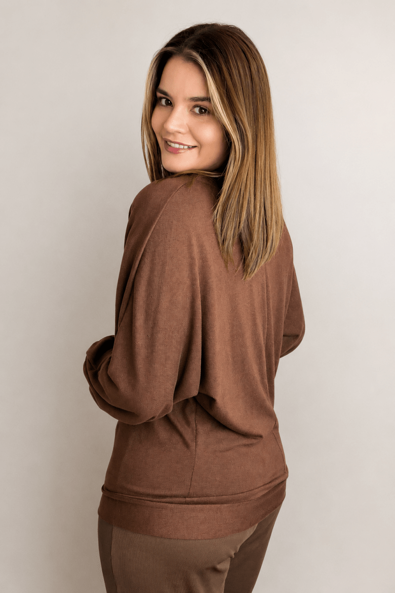 Blusa Siena – Manga Longa com Punho em Lãzinha Premium - Naguirre Shop