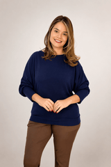 Blusa Siena – Manga Longa com Punho em Lãzinha Premium - Naguirre Shop