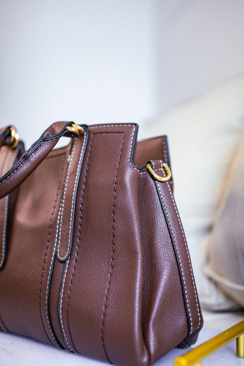 Bolsa Média com Divisórias e Zíper Amalfi - Naguirre Shop