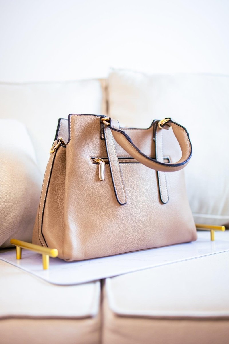 Bolsa Média com Divisórias e Zíper Amalfi - Naguirre Shop