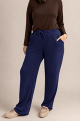 Calça Aspen - Pantalona com Bolsos Faca em Lãzinha Premium - Naguirre Shop