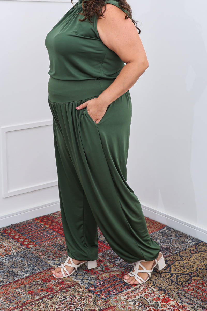Calça Aura – Modelagem Aladim com Caimento Fluido em Malha Confort - Naguirre Shop