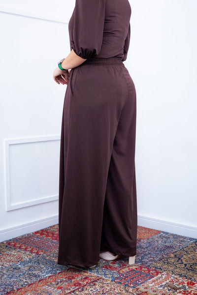 Calça Grega - Pantalona em Malha Confort - Naguirre Shop