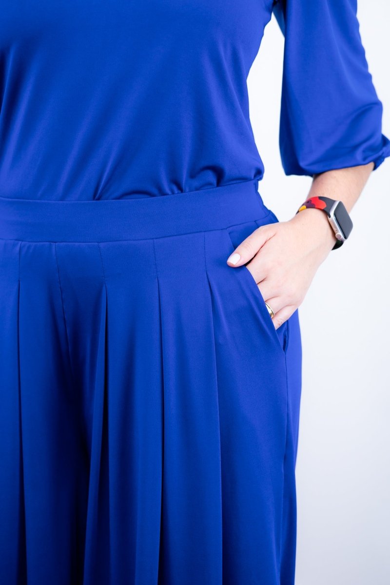 Calça Grega - Pantalona em Malha Confort - Naguirre Shop
