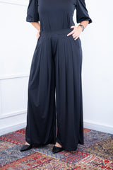 Calça Grega - Pantalona em Malha Confort - Naguirre Shop