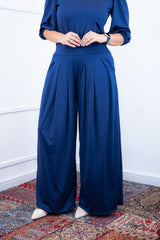 Calça Grega - Pantalona em Malha Confort - Naguirre Shop