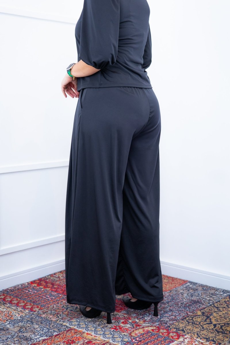 Calça Grega - Pantalona em Malha Confort - Naguirre Shop