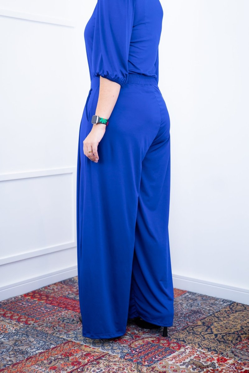 Calça Grega - Pantalona em Malha Confort - Naguirre Shop