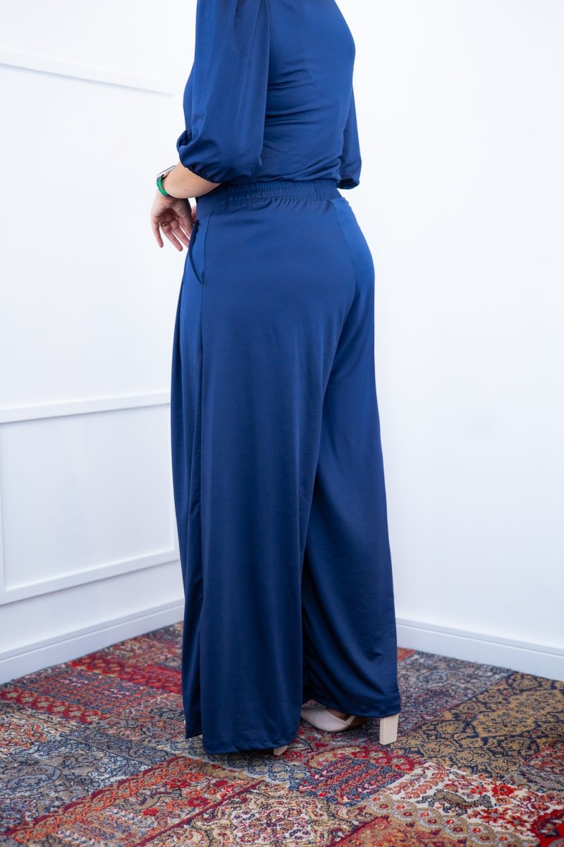 Calça Grega - Pantalona em Malha Confort - Naguirre Shop