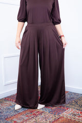 Calça Grega - Pantalona em Malha Confort - Naguirre Shop