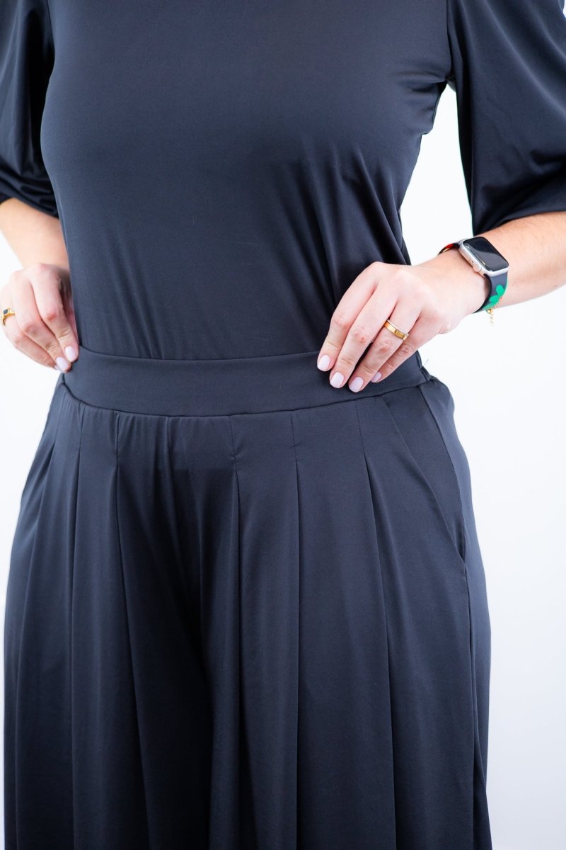 Calça Grega - Pantalona em Malha Confort - Naguirre Shop
