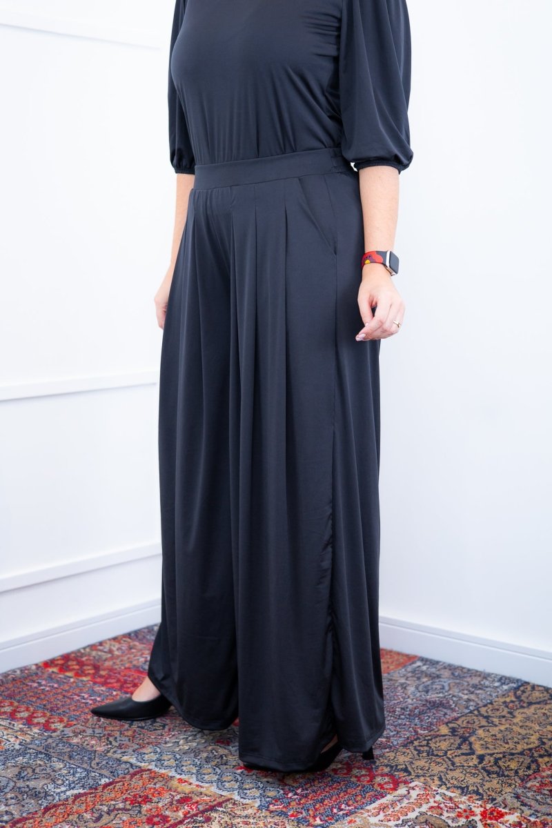 Calça Grega - Pantalona em Malha Confort - Naguirre Shop