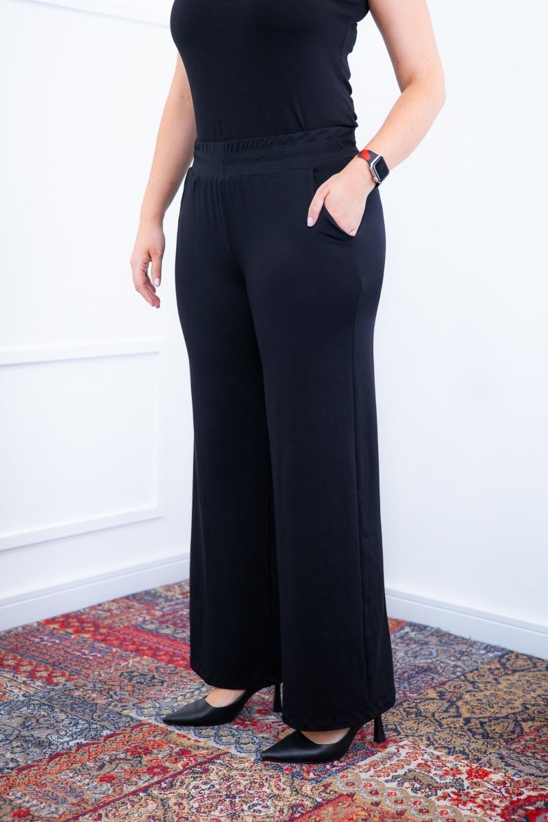 Calça Juliana - Pantalona em Viscolycra - Naguirre Shop