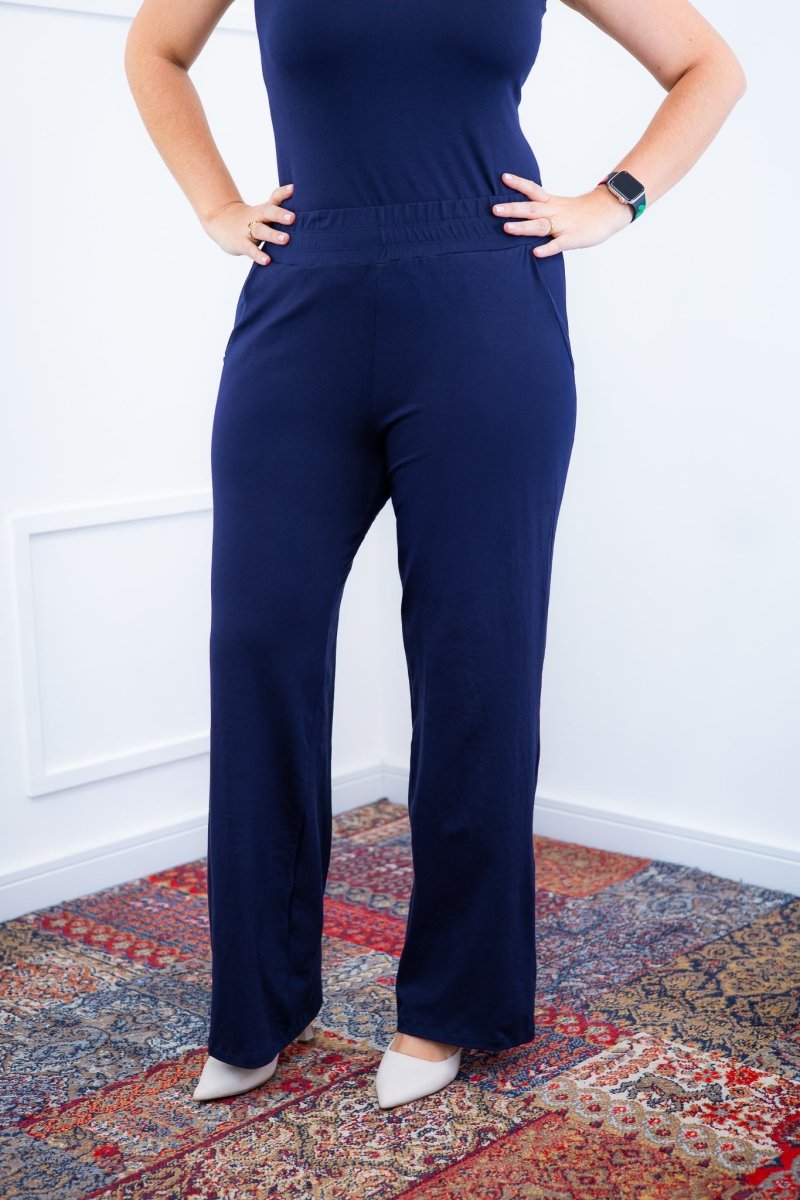 Calça Juliana - Pantalona em Viscolycra - Naguirre Shop