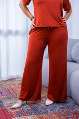 Calça Martina - Pantalona Malha Confort - Naguirre Shop