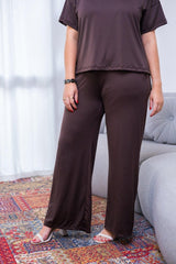 Calça Martina - Pantalona Malha Confort - Naguirre Shop