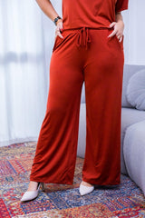 Calça Martina - Pantalona Malha Confort - Naguirre Shop